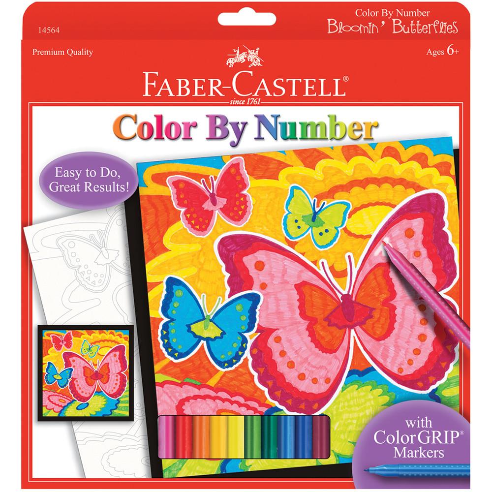 Faber-Castell Color By Number Bloomin' Butterflies