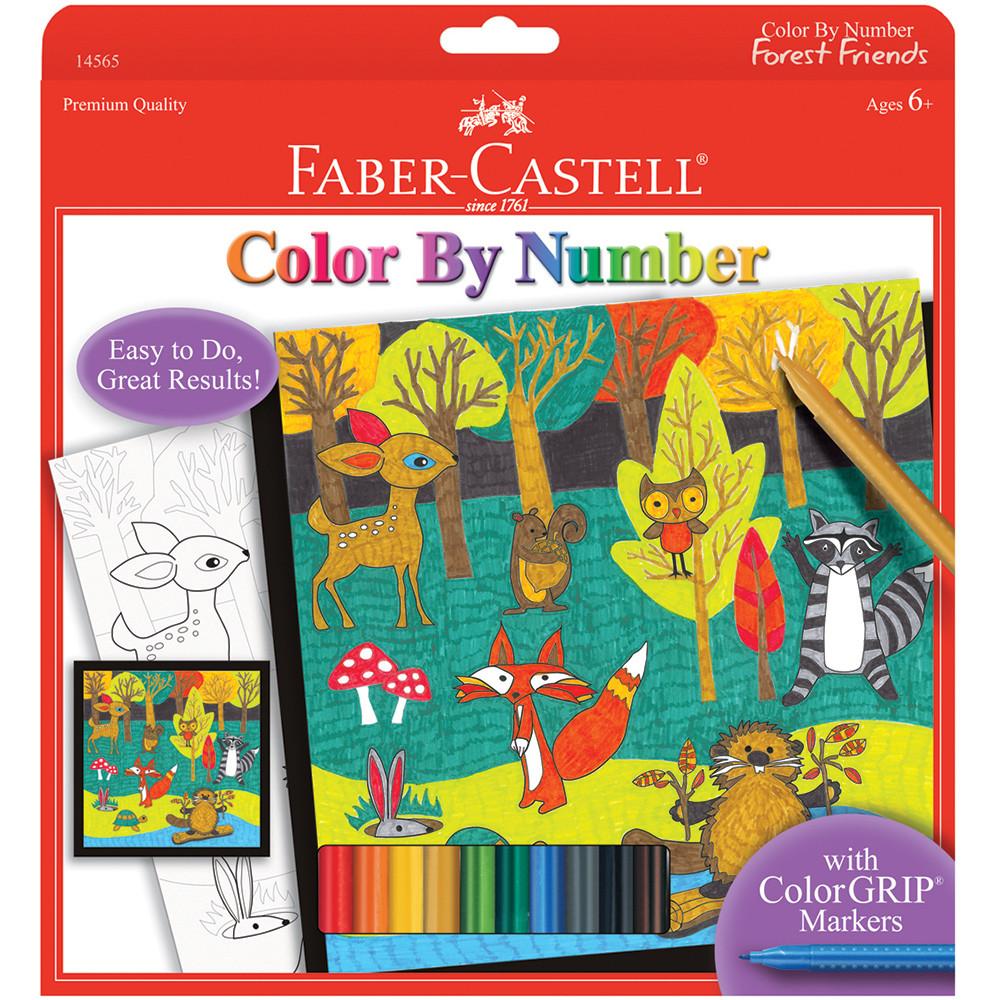 Faber-Castell Color By Number Forest Friends