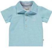 Me & Henry Aqua Cotton Pique Polo