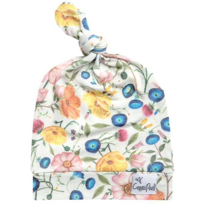 Copper Pearl Top Knot Hat | Isabella