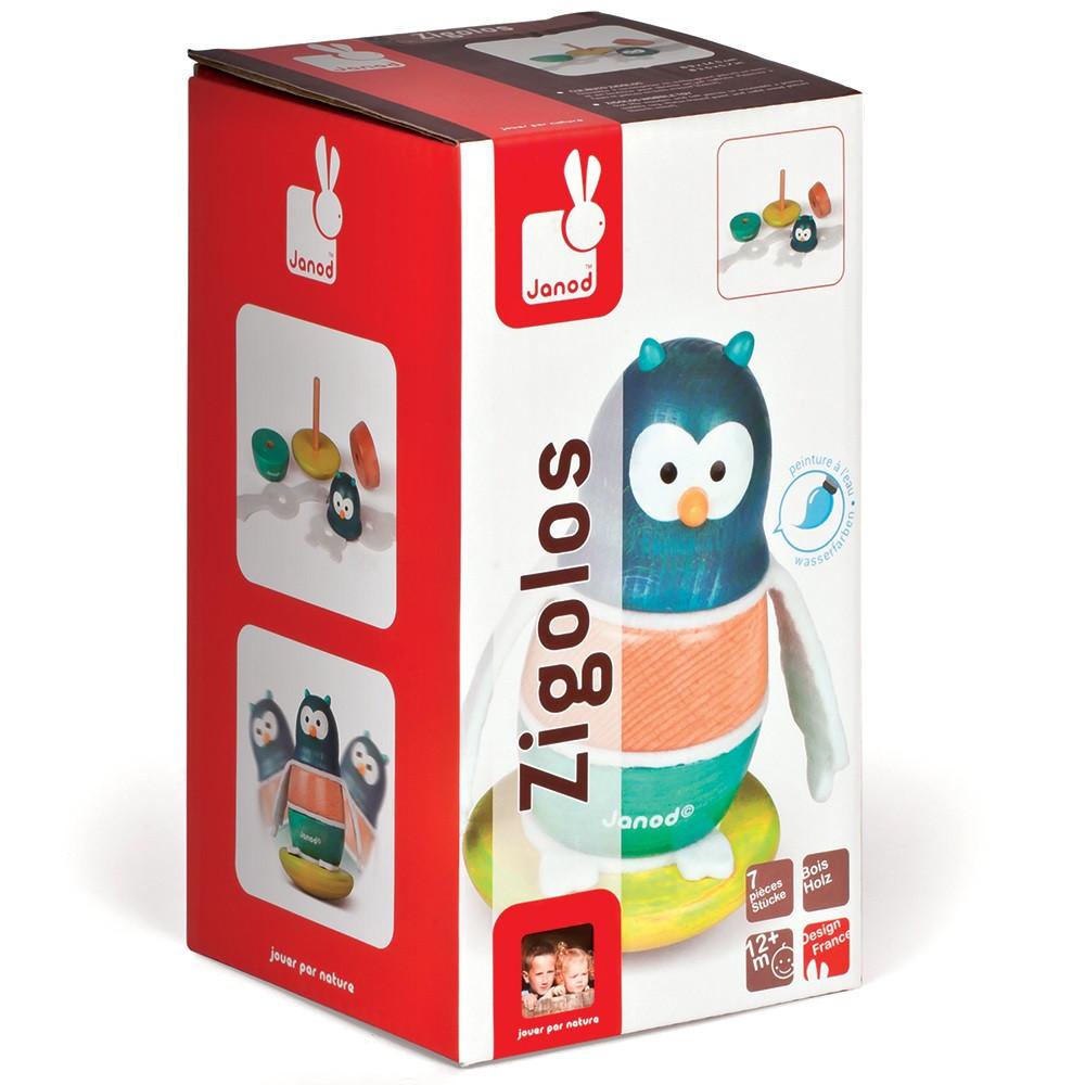 Janod Stack & Rocker Owl