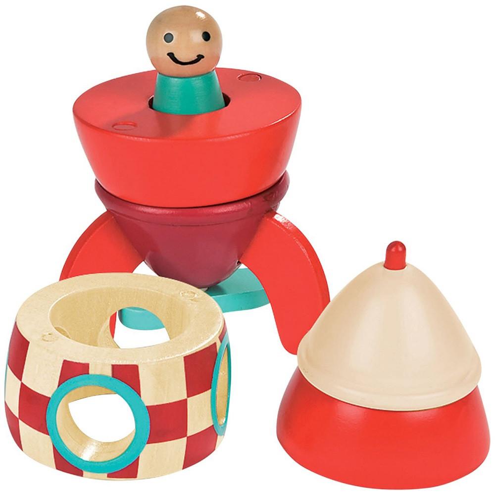 Janod Magnetic Wooden Rocket