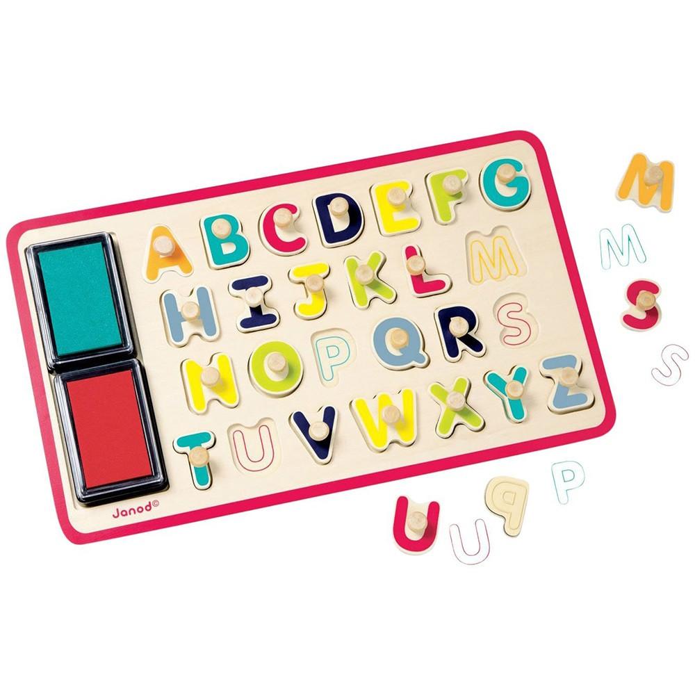 Janod Stamps Set Alphabet