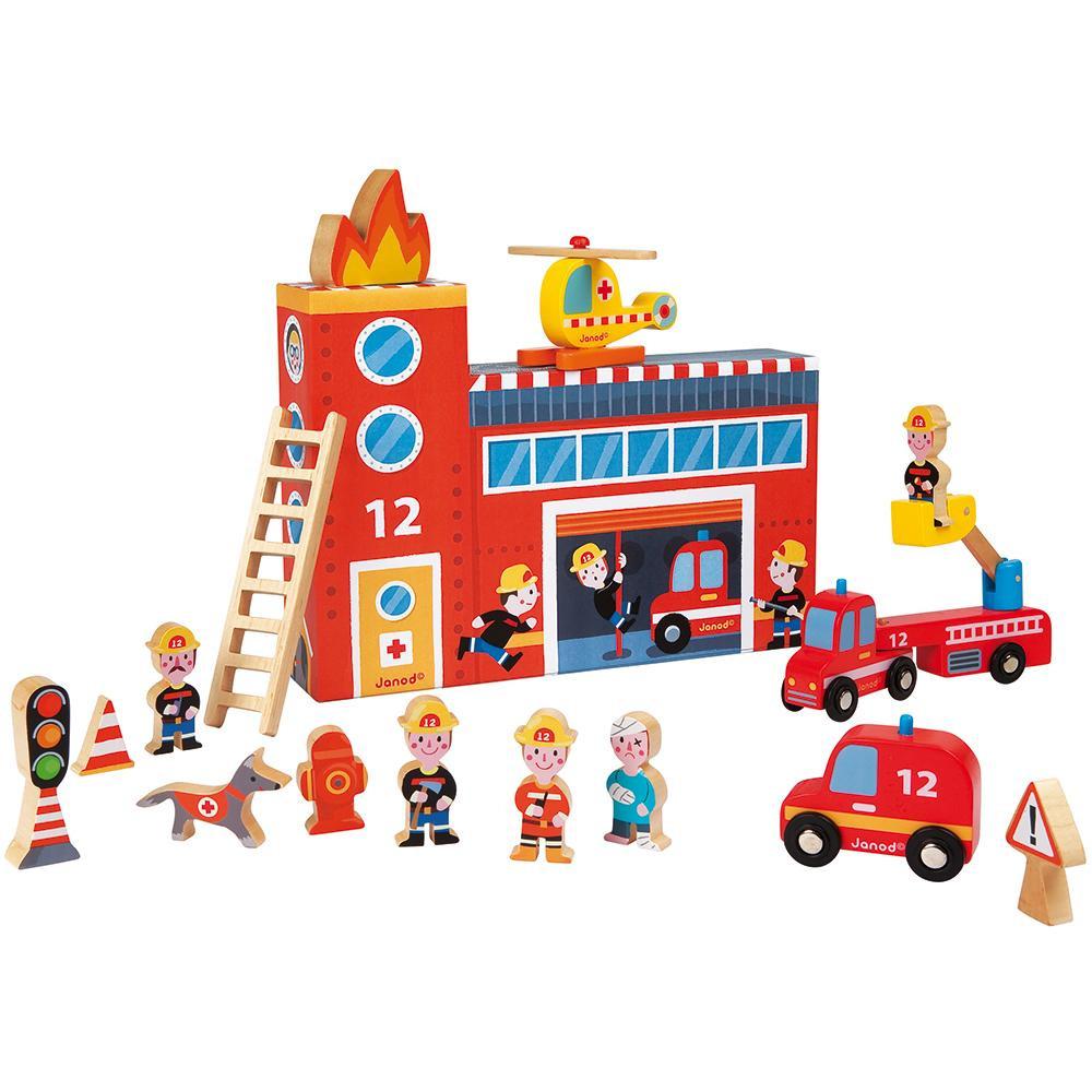 Janod Story Box Firefighters