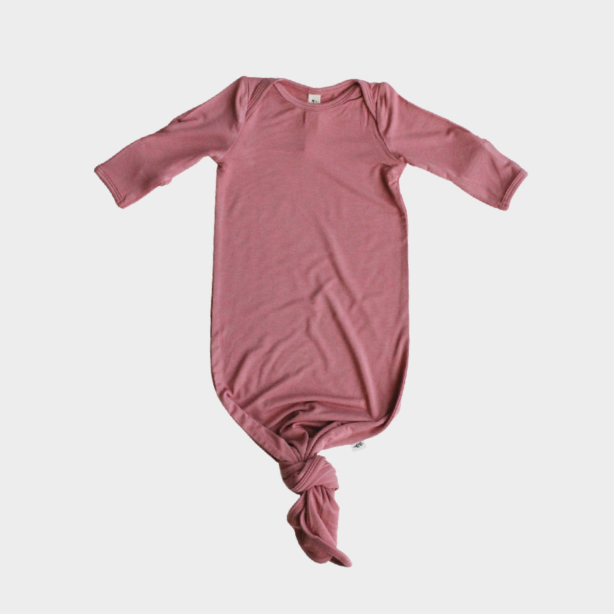 Baby Sprouts Knotted Sleeper | Dark Rose
