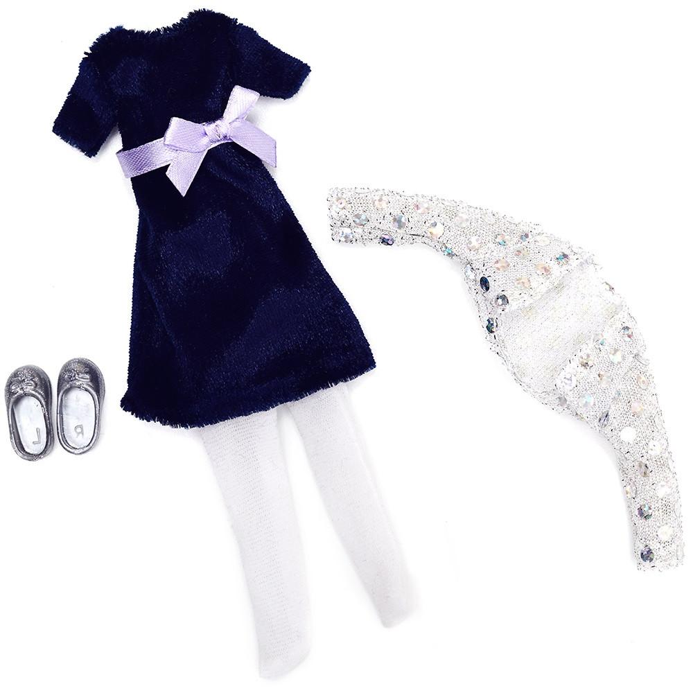 Lottie Outfit Blue Velvet