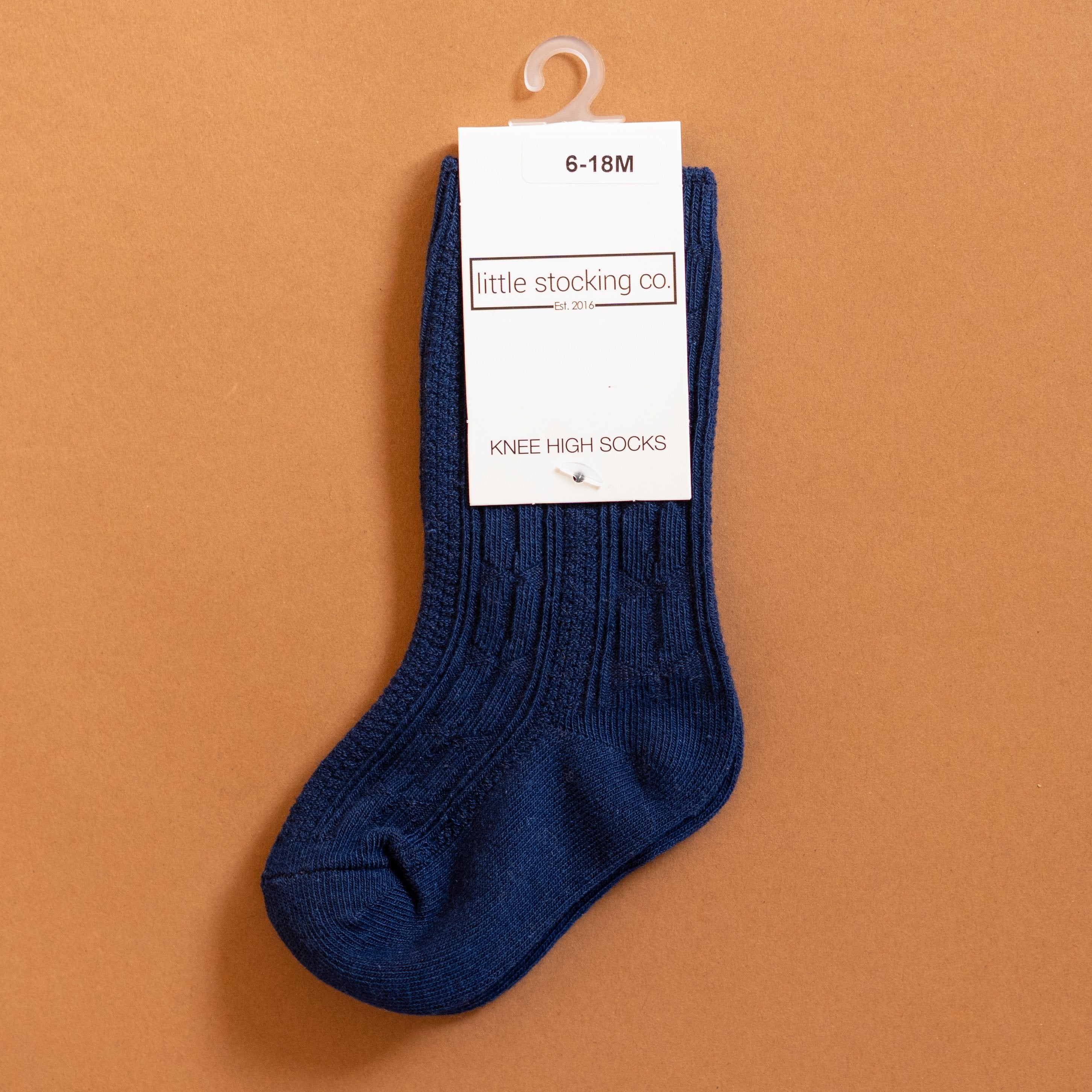 Little Stocking Co. Navy Knee High Socks
