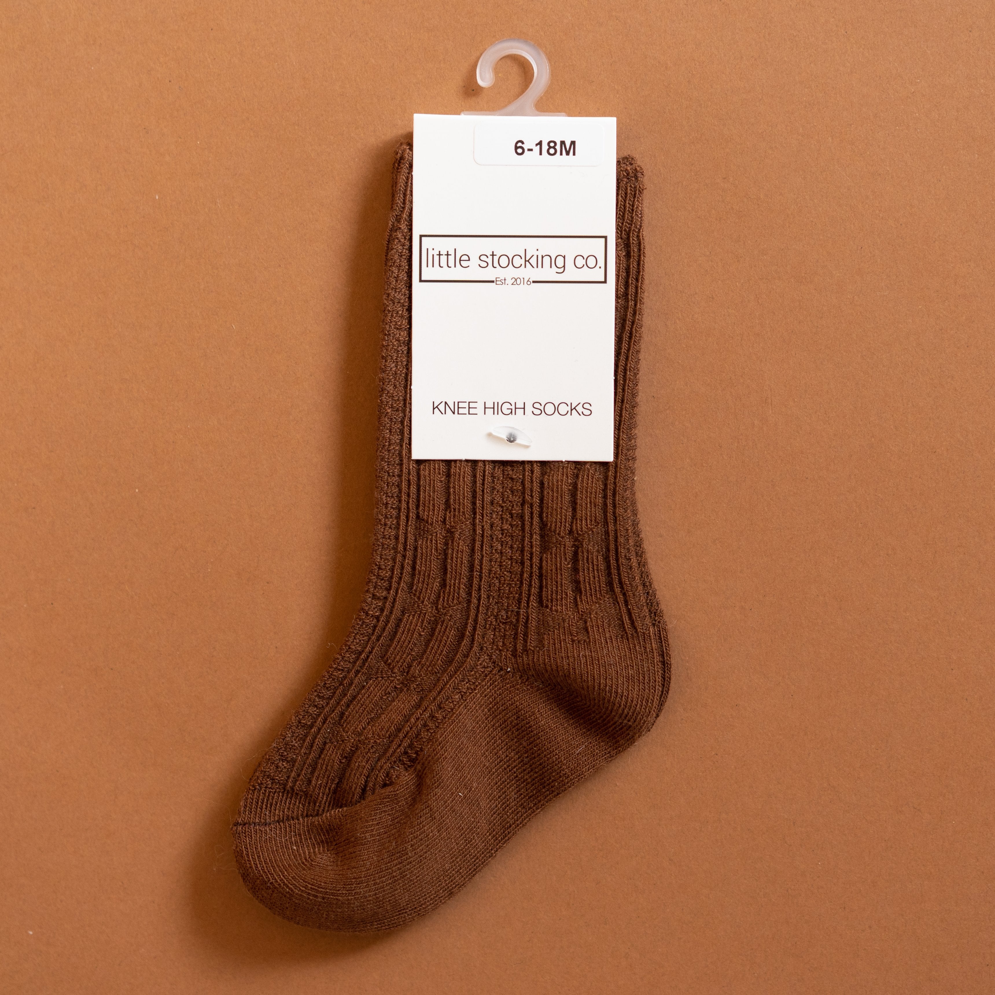 Little Stocking Co. Chocolate Knee High Socks