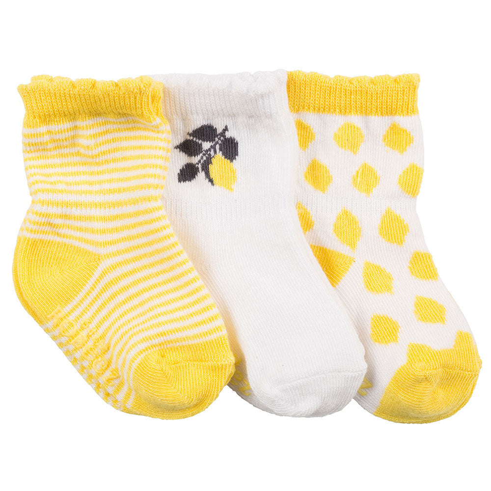 Robeez Lemonade Socks, 3-Pack