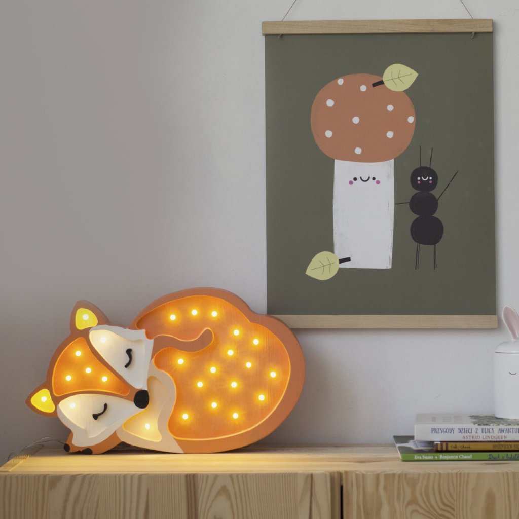 Little Lights Baby Fox Lamp