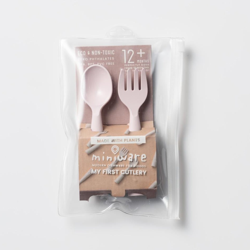 Miniware My First Cutlery | Cotton Candy