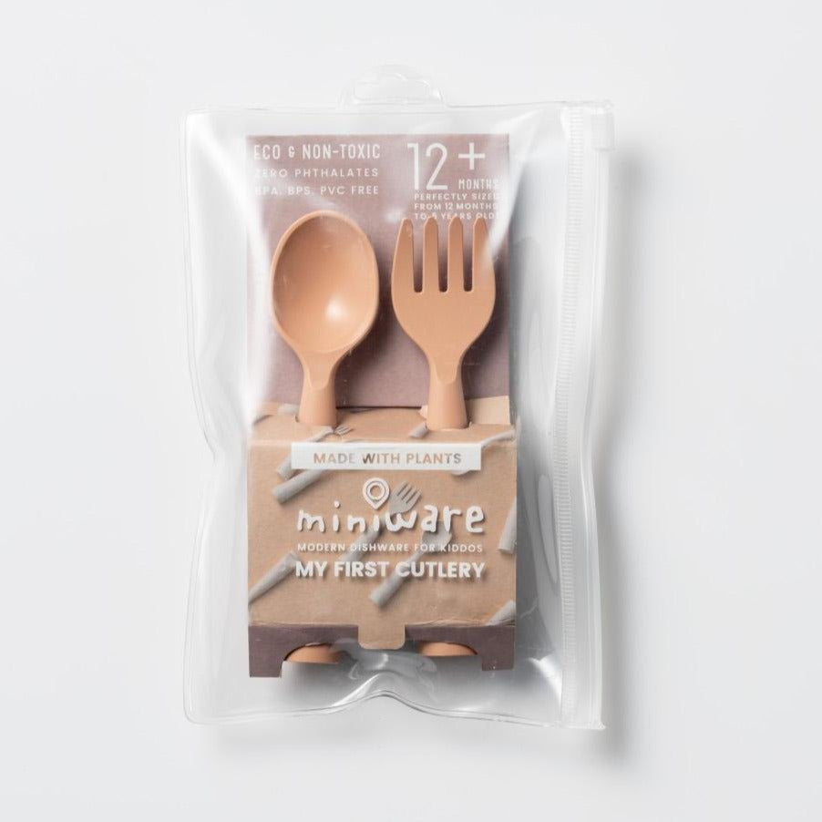 Miniware My First Cutlery | Toffee