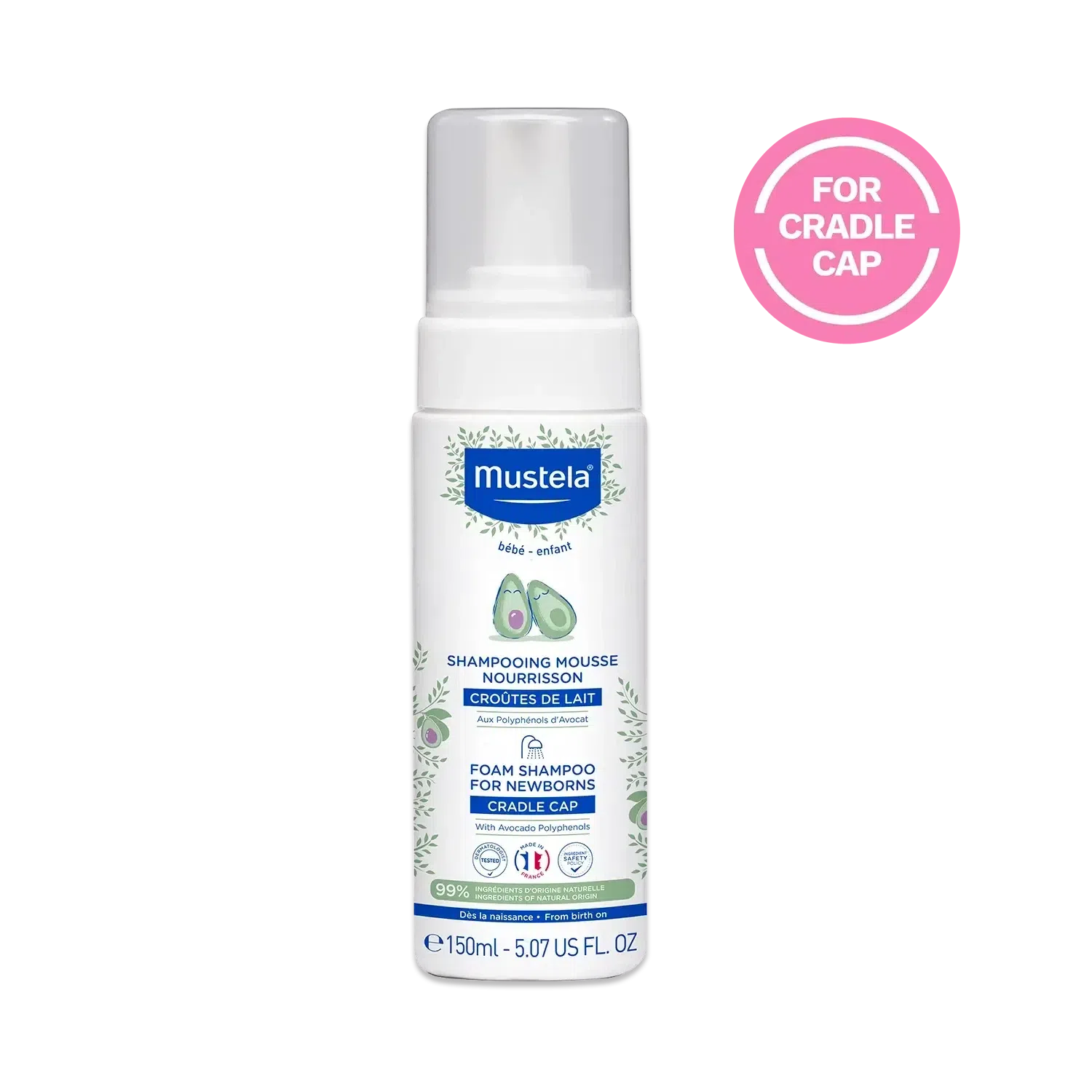 Mustela Foam Shampoo for Newborns