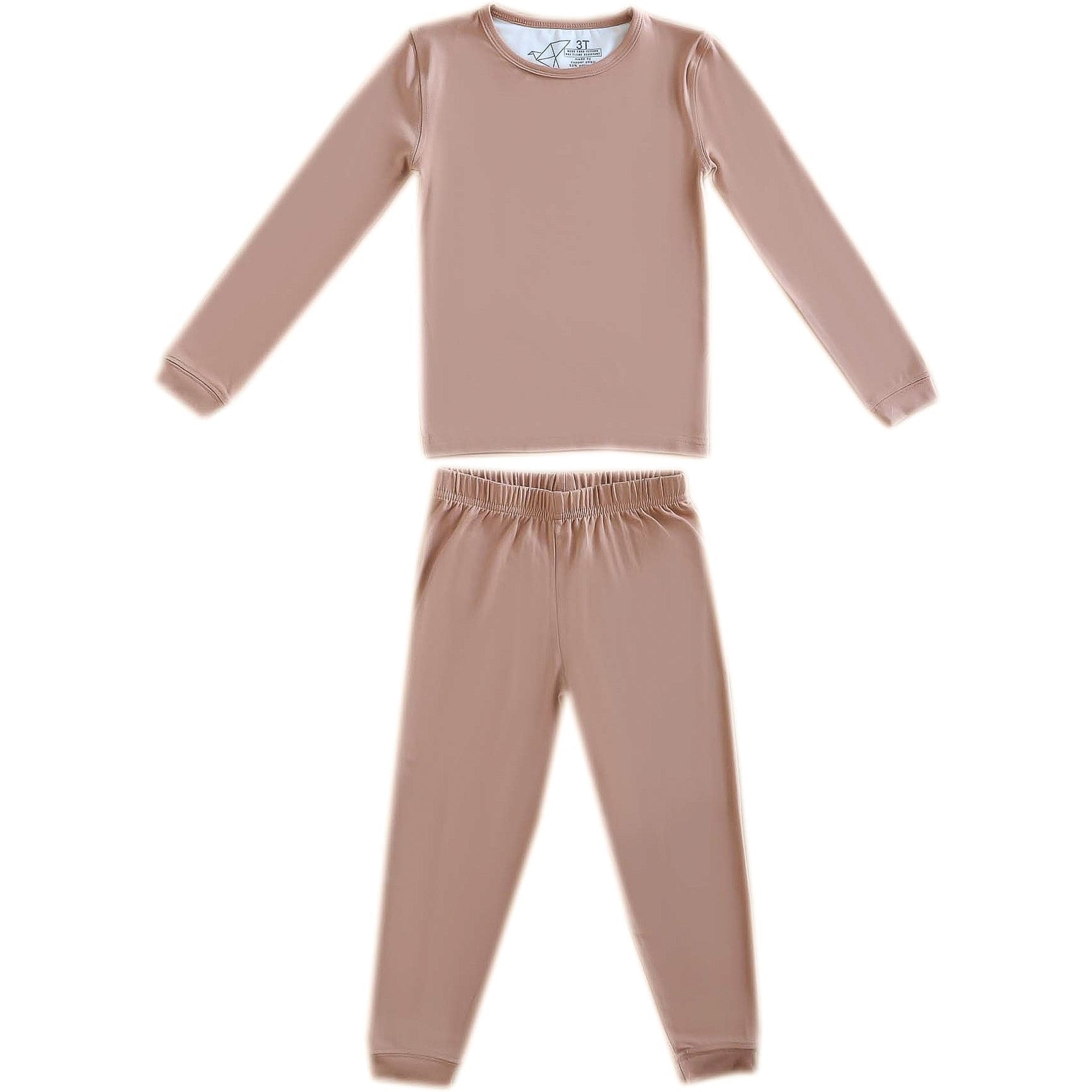 Copper Pearl 2-Piece Long Sleeve Pajama Set | Pecan