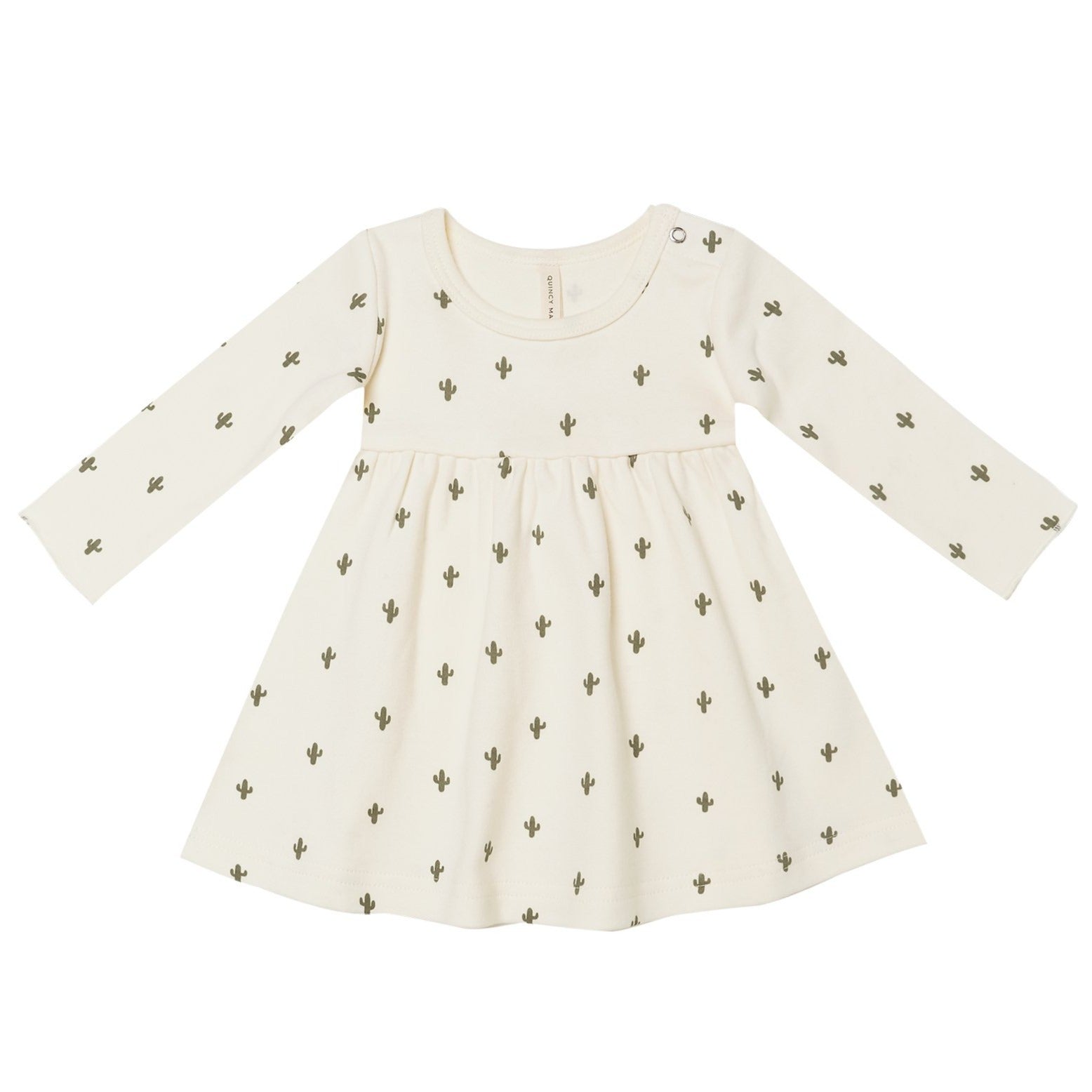 Quiincy Mae Jersey Longsleeve Dress | Cactus