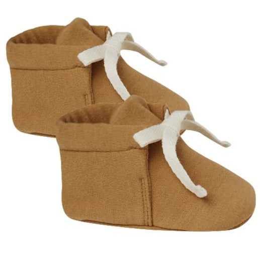Quiincy Mae Baby Booties | Walnut