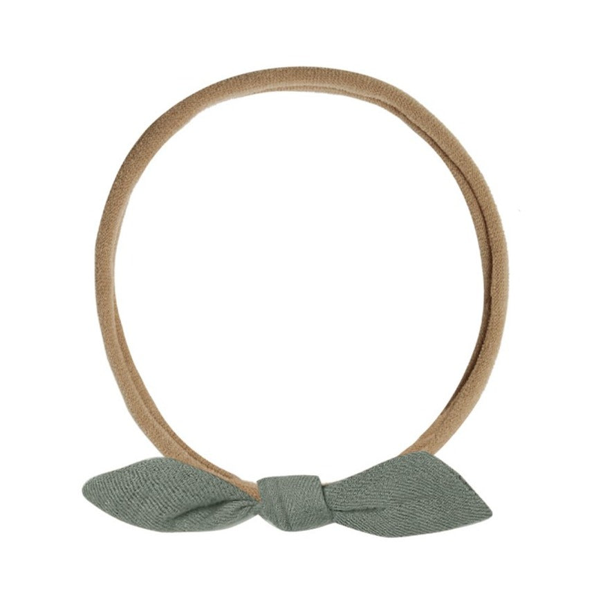 Quiincy Mae Little Knot Headband | Basil