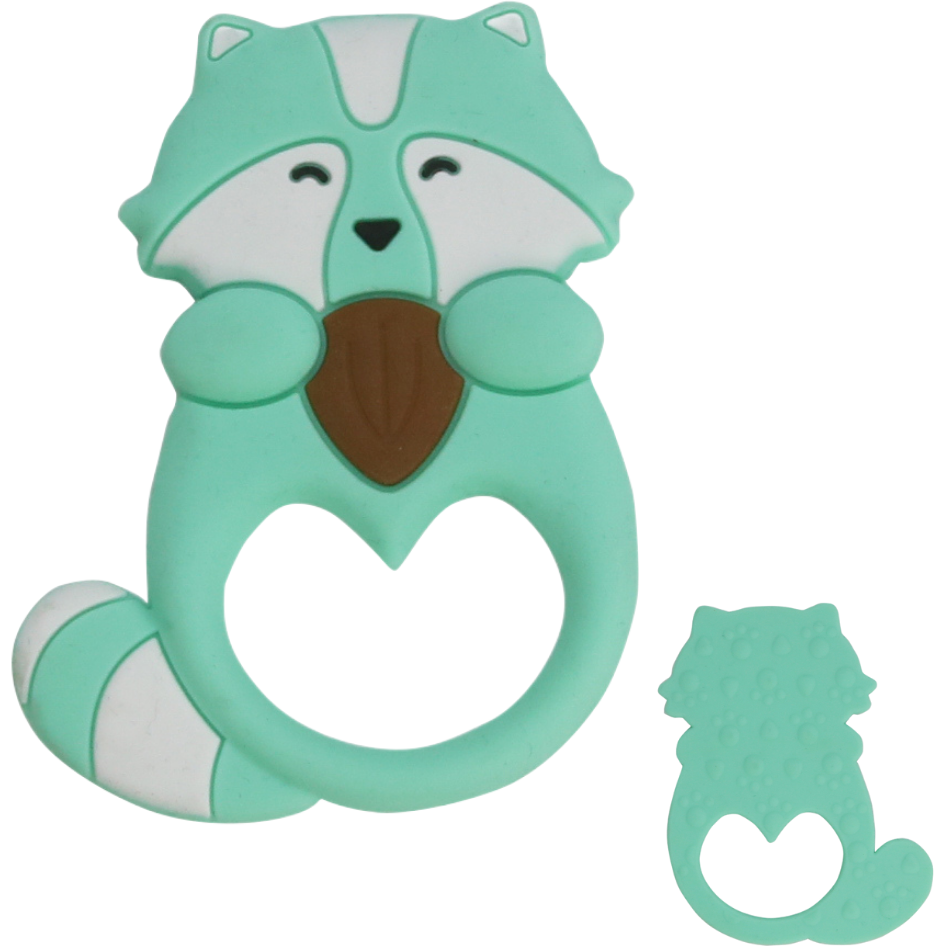 Busy Baby Raccoon Silicone Teething Toy