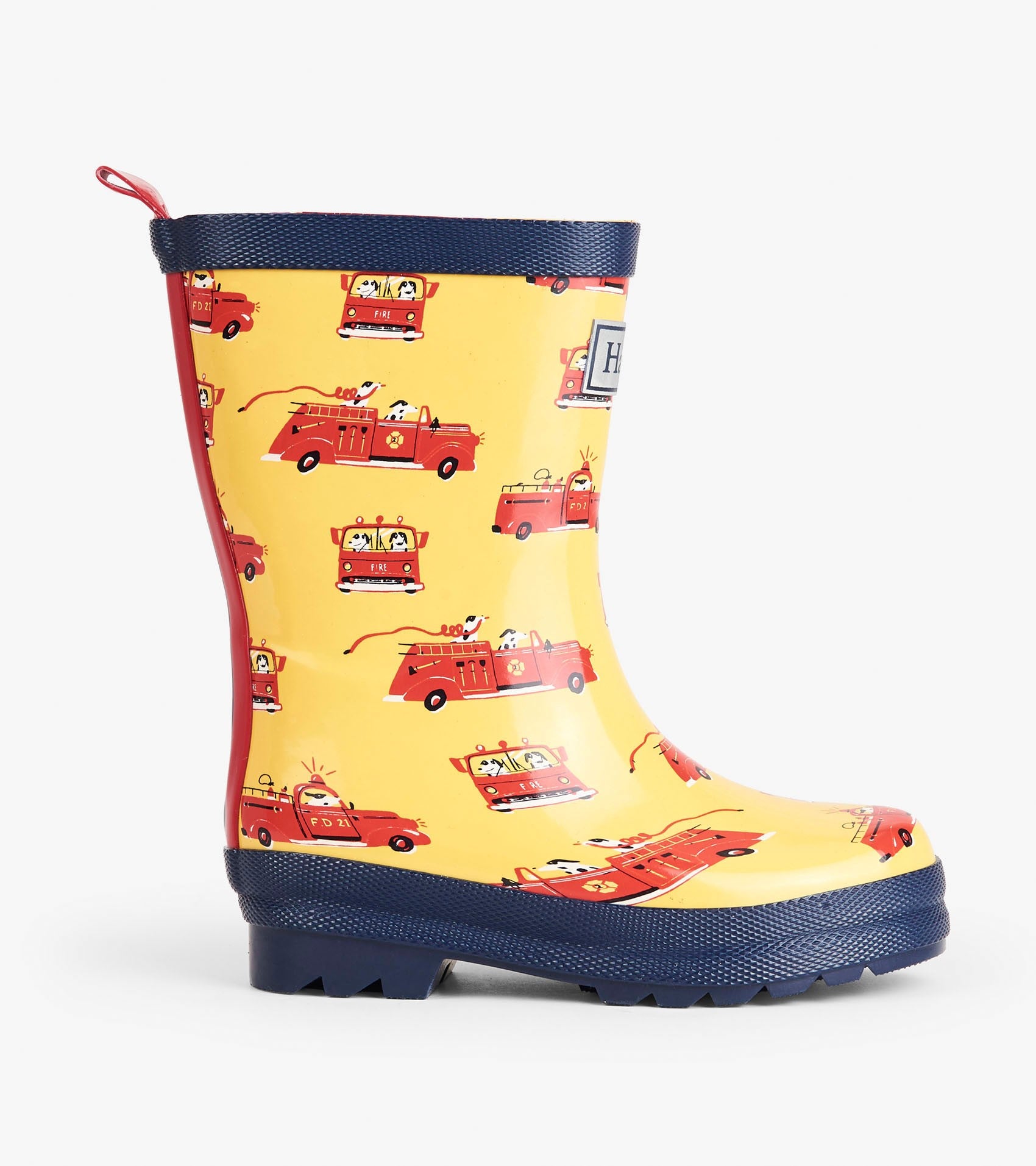 Hatley Vintage Fire Trucks Rain Boots