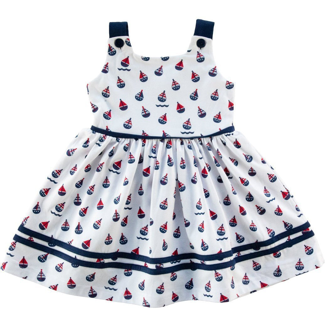 Florence Eiseman Sailboat Print Dress