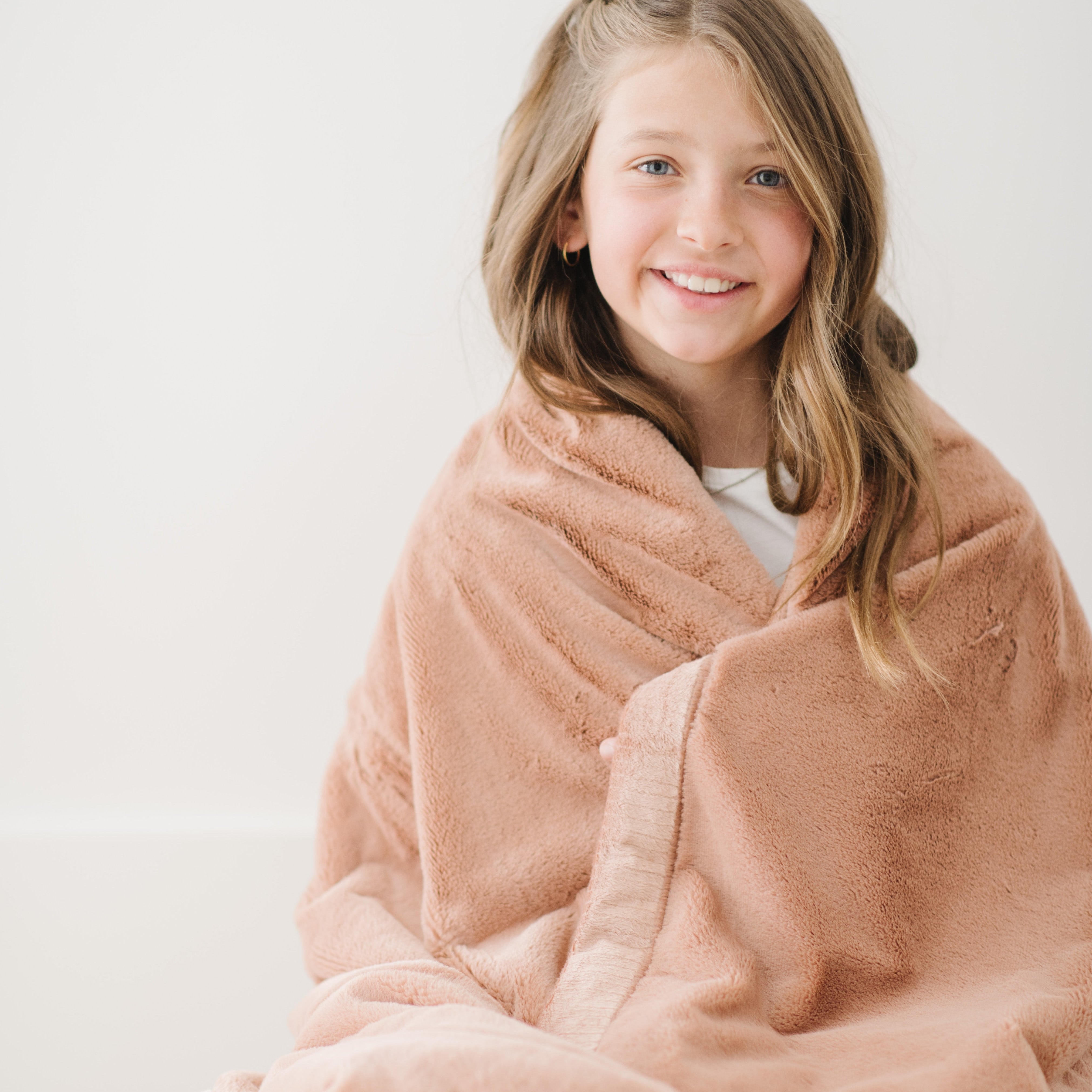 Saranoni Lush Toddler Blanket | Rosy