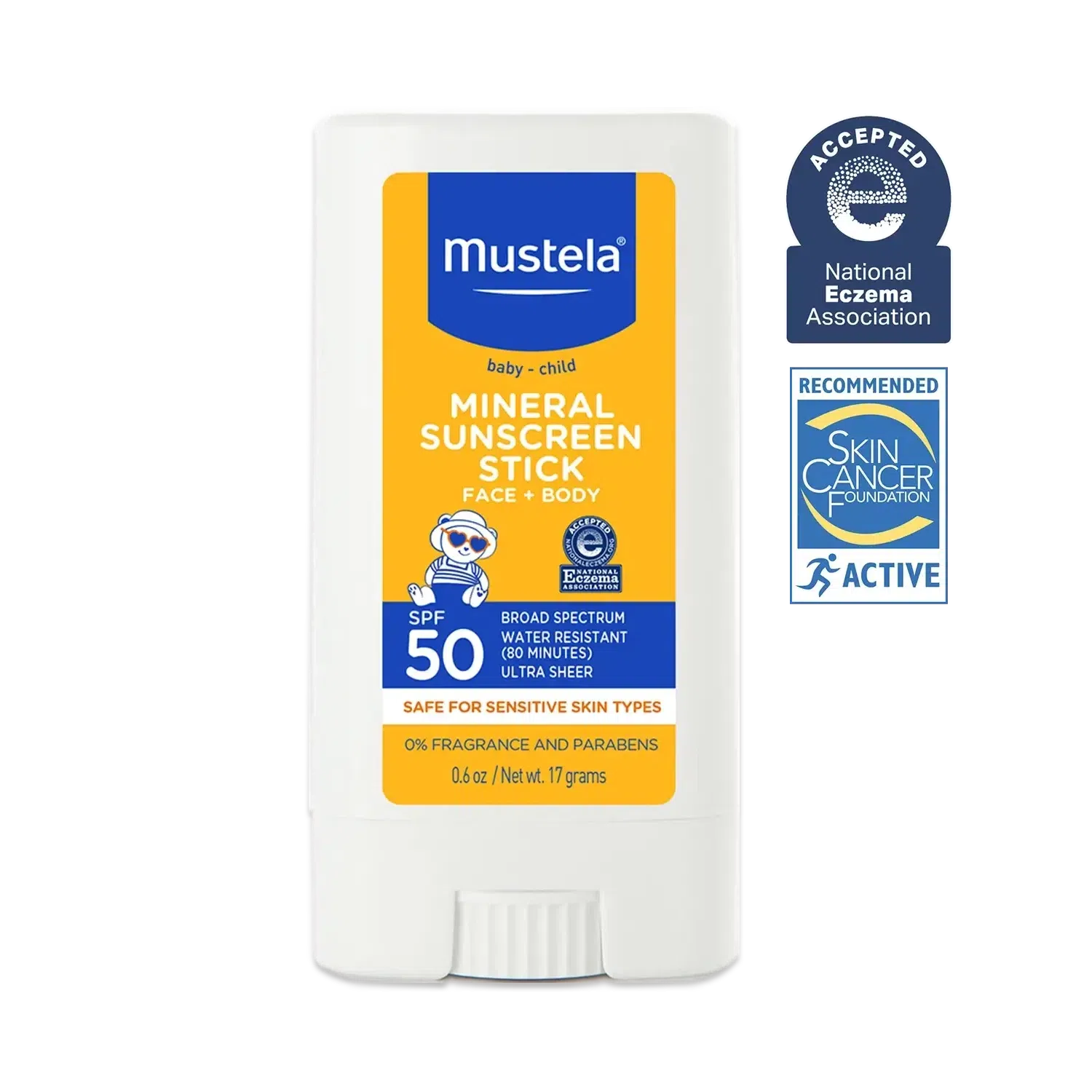 Mustela SPF 50 Mineral Sunscreen Stick