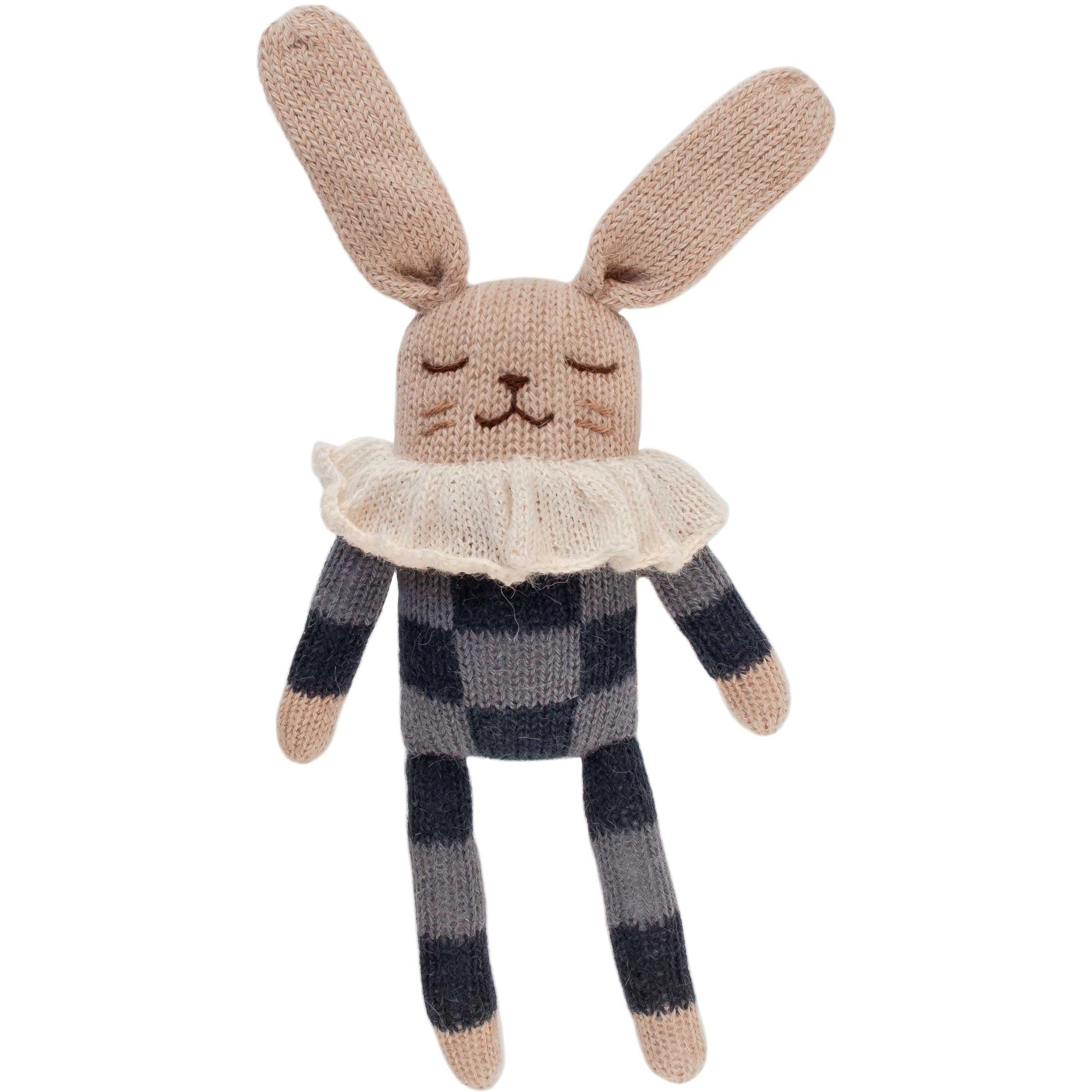 Main Sauvage Bunny, navy check pyjamas