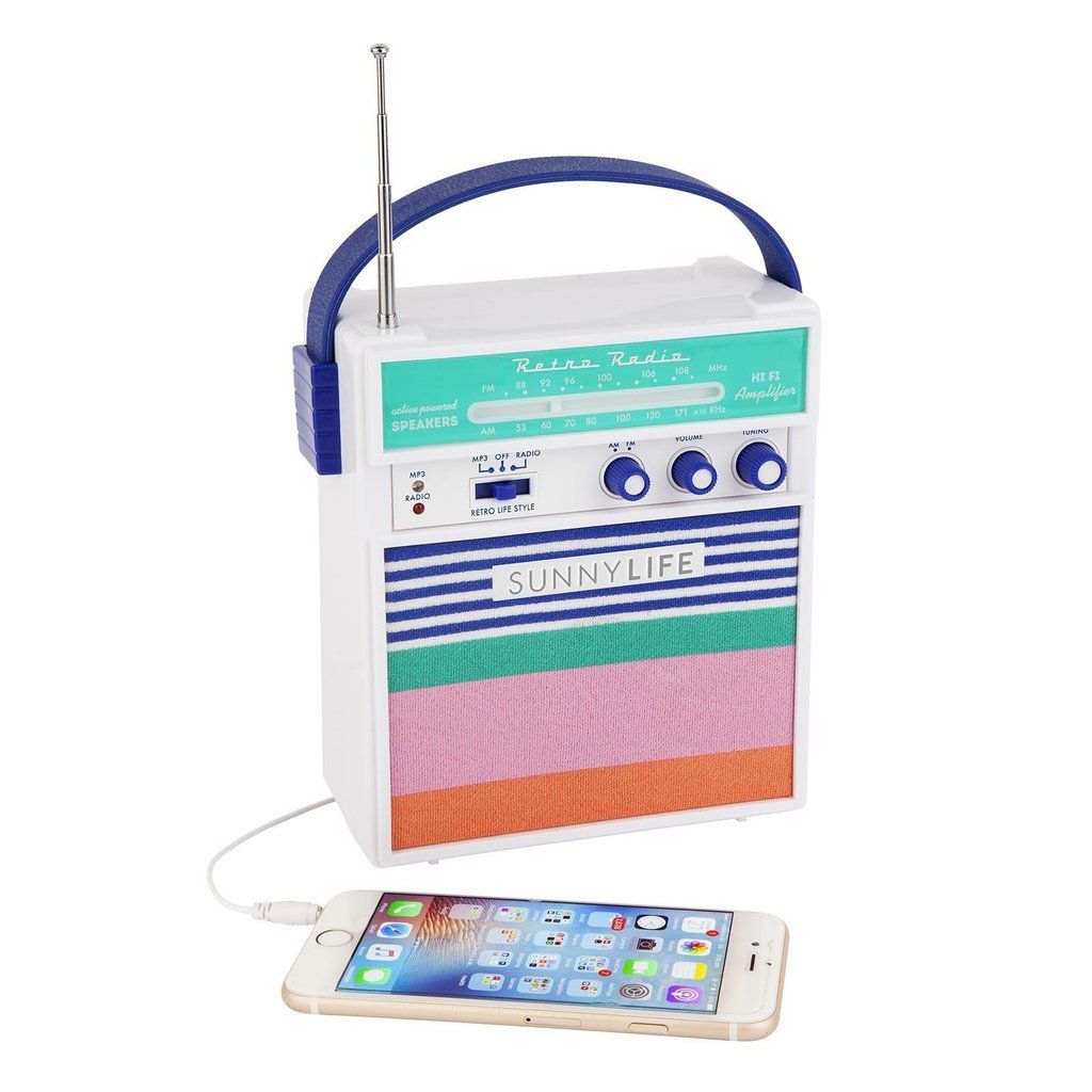 Sunnylife Retro Sounds Catalina Portable Radio