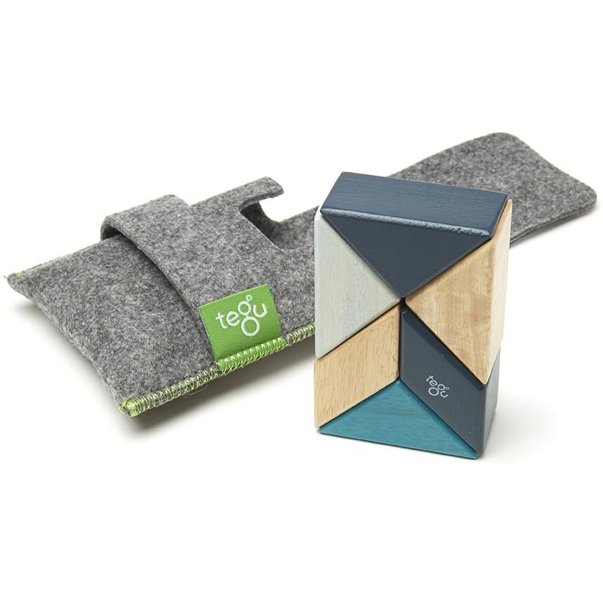 Tegu Pocket Pouch Prism Magnetic Block Set