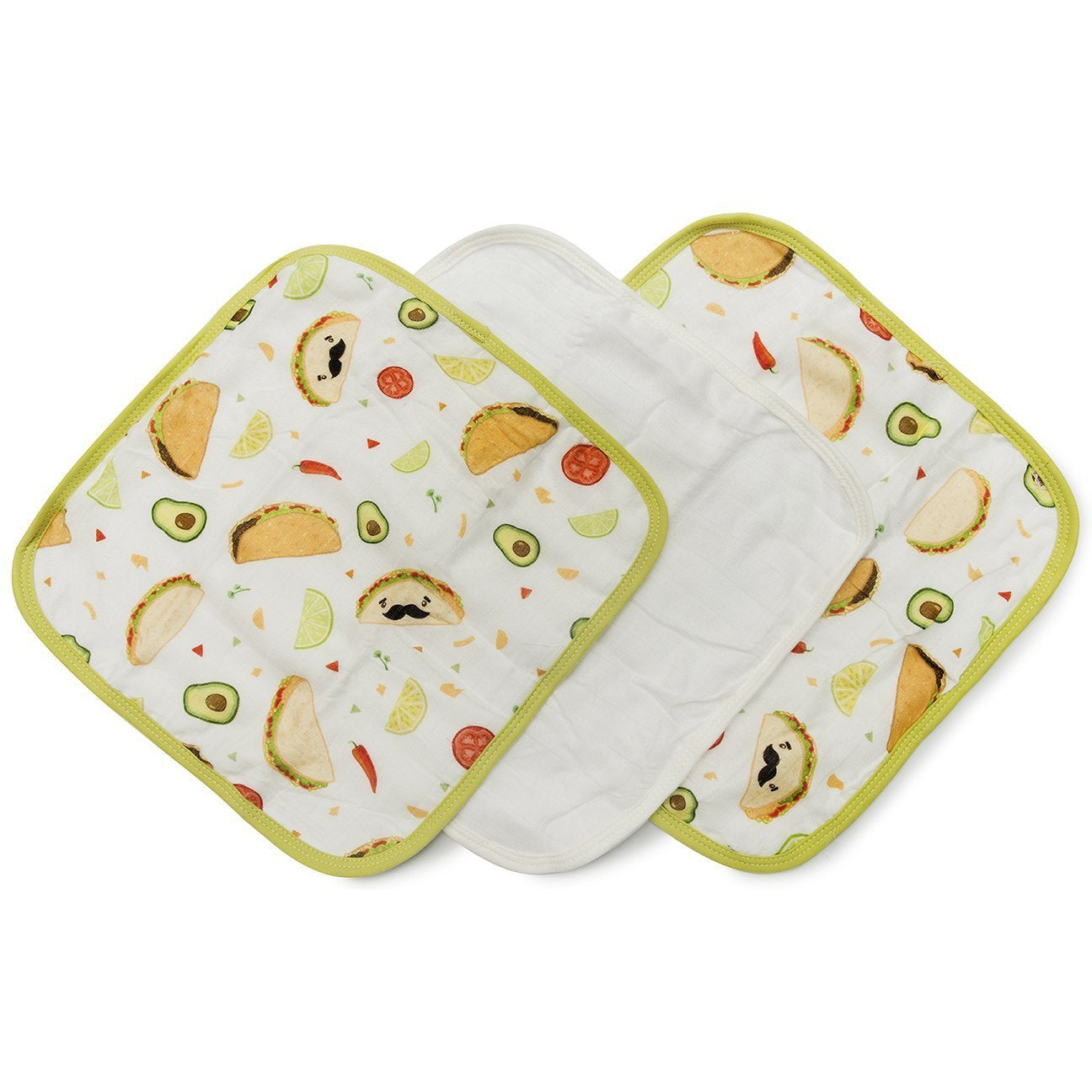 Loulou Lollipop Washcloth 3-pieces Set | Tacos