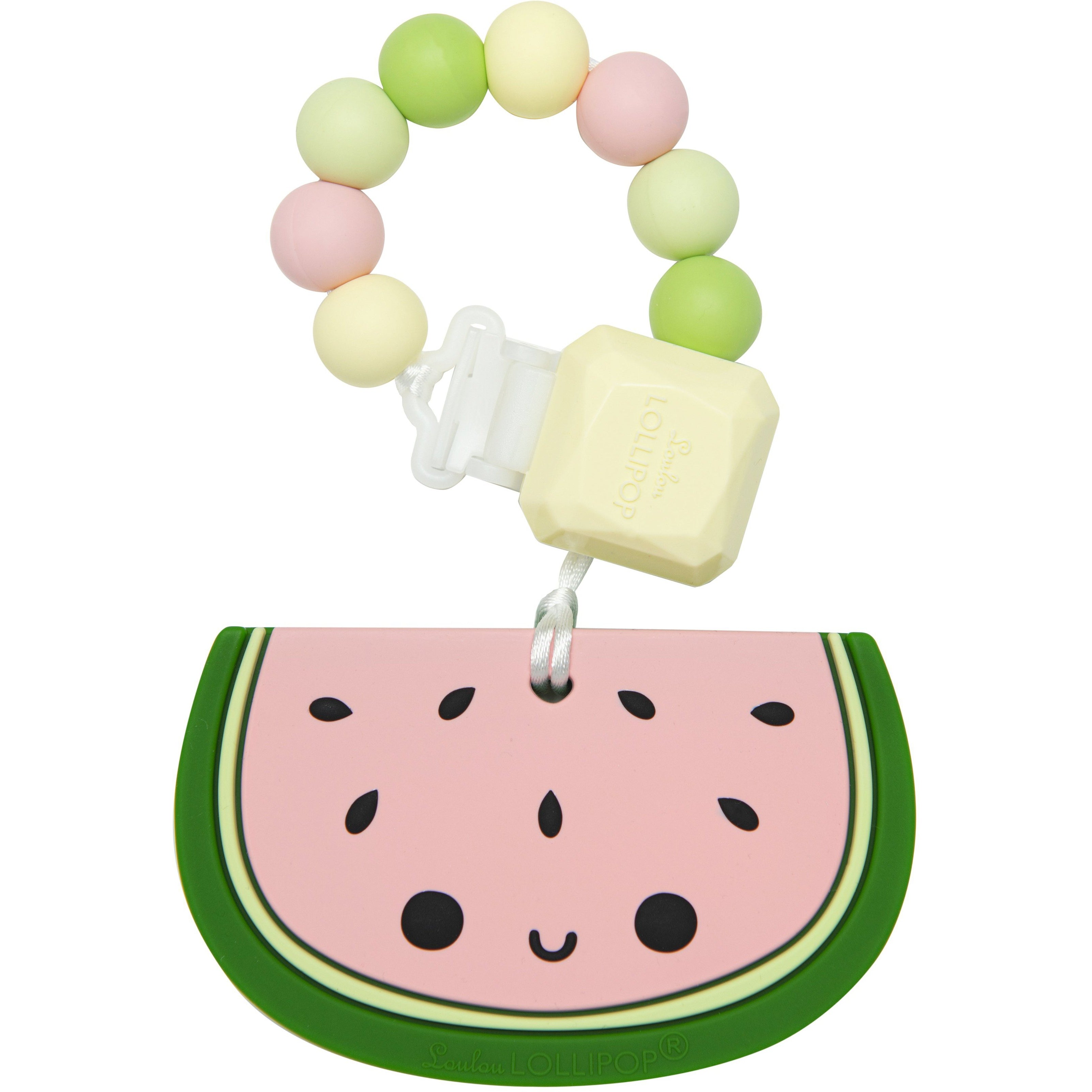 Loulou Lollipop Watermelon Silicone Teether Set