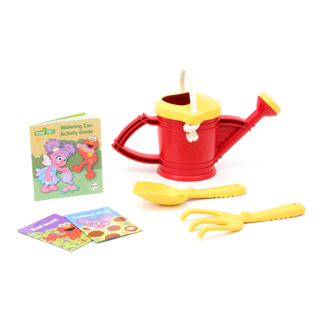 Green Toys Elmo Watering Can Outdoor Activity Set
