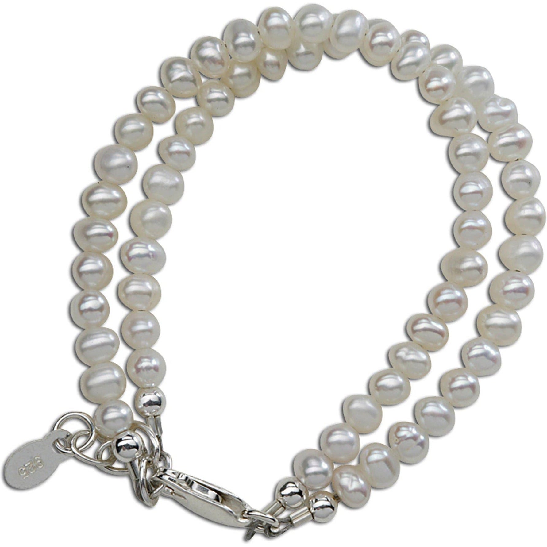Cherished Moments Elizabeth Sterling Silver Double Strand Child's Bracelet