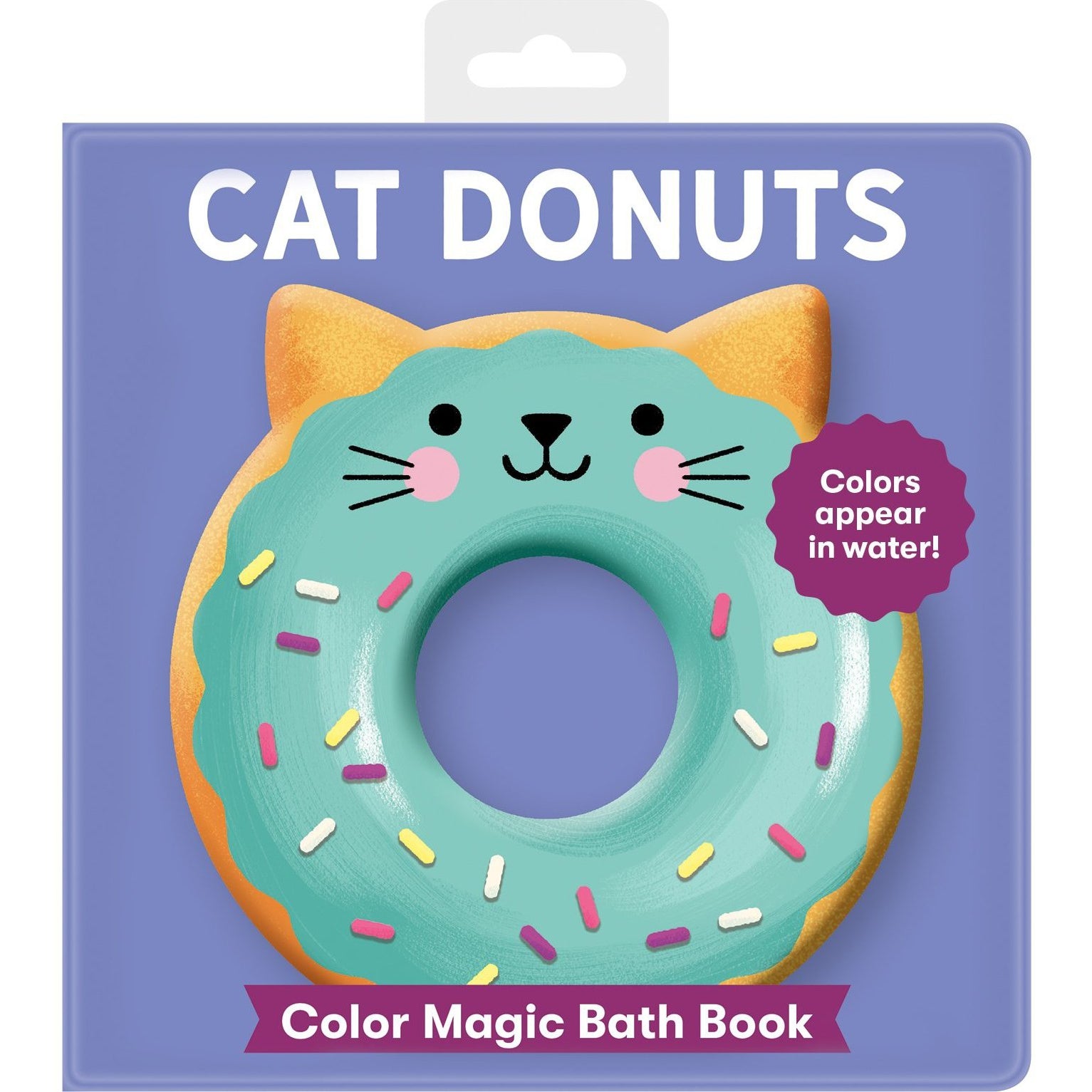 Mudpuppy Cat Donuts Color Magic Bath Book