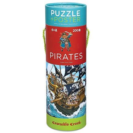 Crocodile Creek Puzzle & Poster Pirates