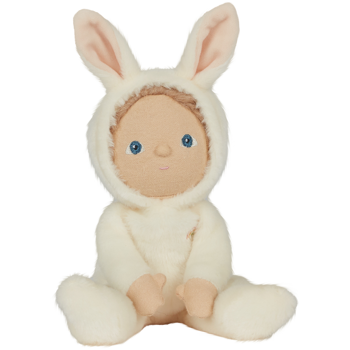 Ollie Ella Dinky Dinkums Fluffle Family Bobbin Bunny | Ivory