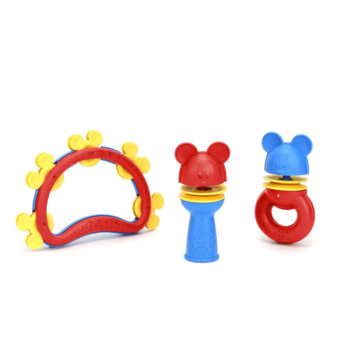 Green Toys Mickey Mouse <br> Shake & Rattle Set