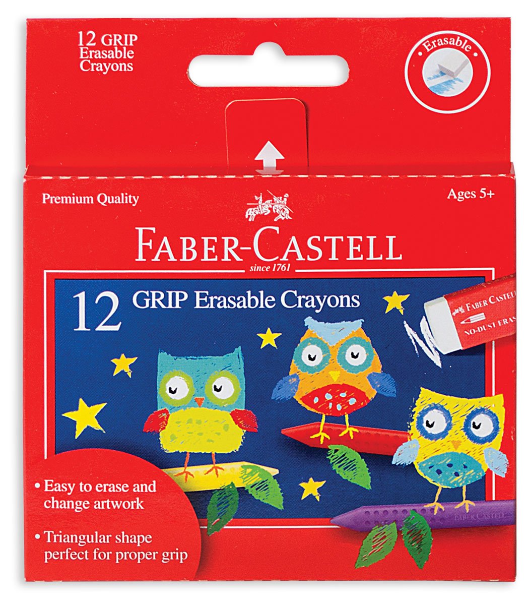 Faber-Castell Grip Erasable Crayons