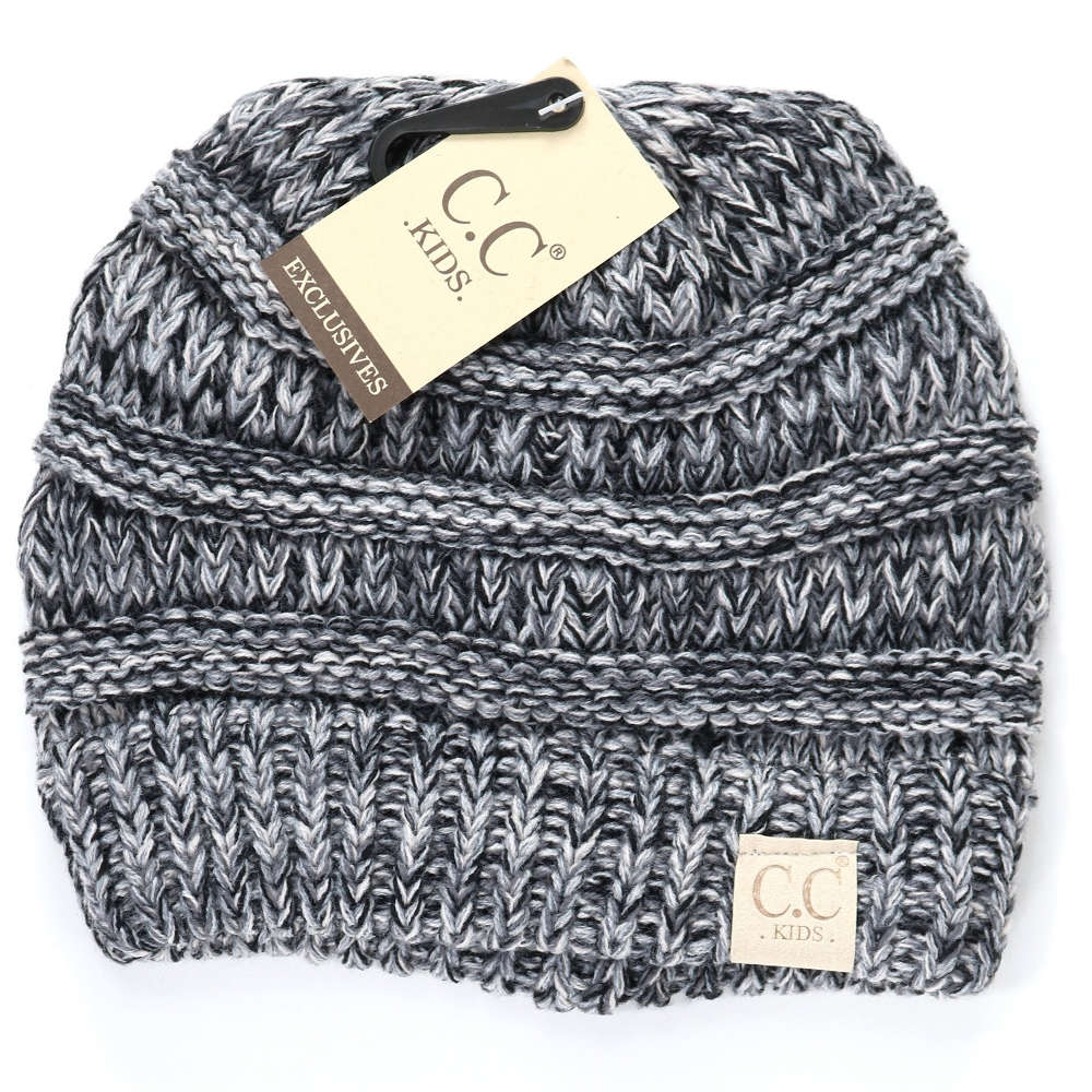 CC Beanie Kids Four-Tone Beanie Grey