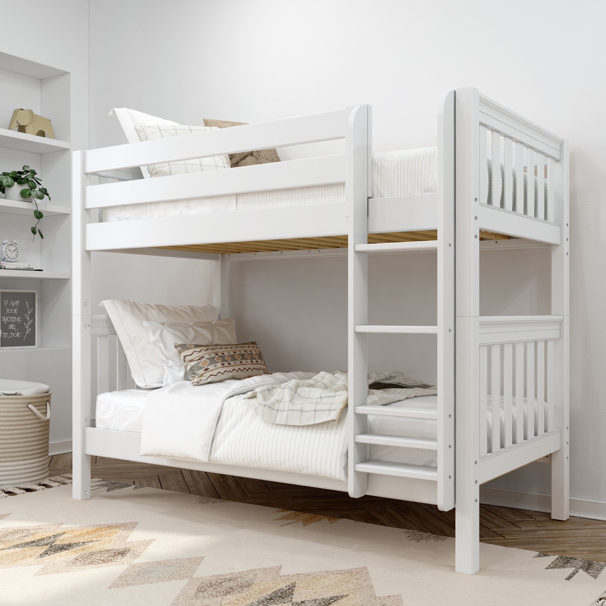 Maxtrix Twin Medium Bunk Bed with Ladder