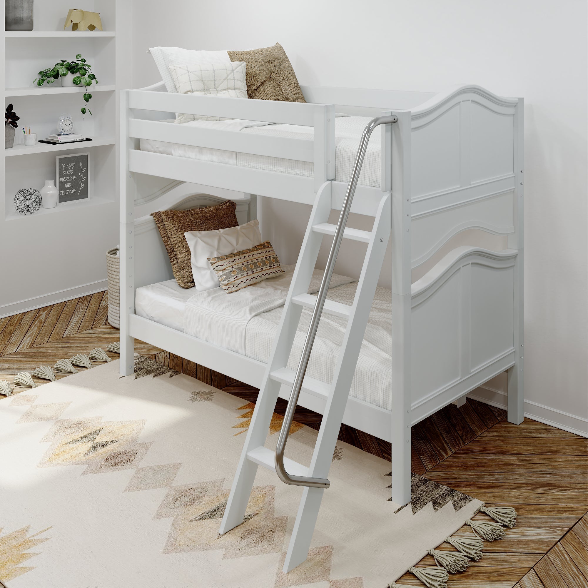 Maxtrix Twin Medium Bunk Bed with Ladder