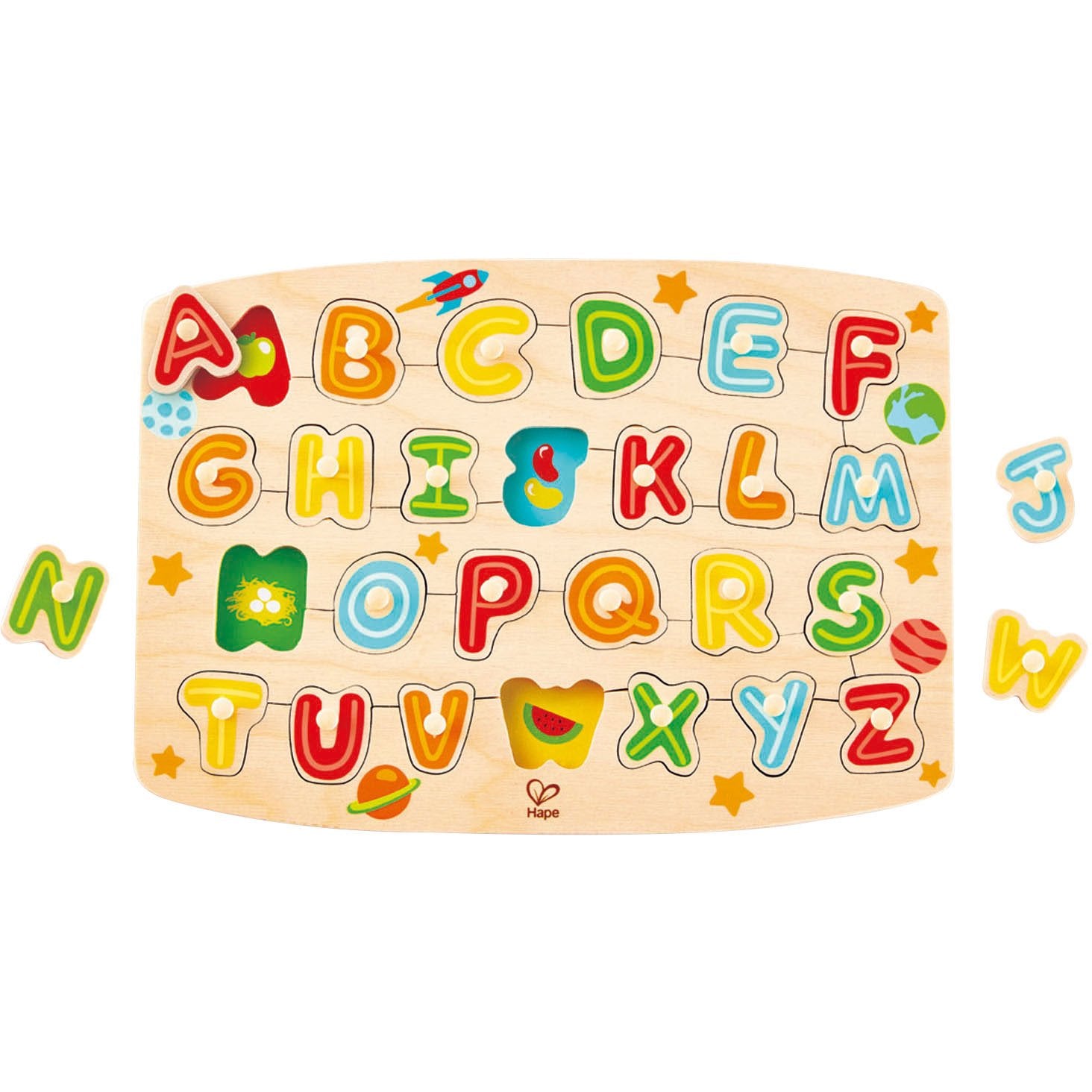 Hape Alphabet Peg Puzzle