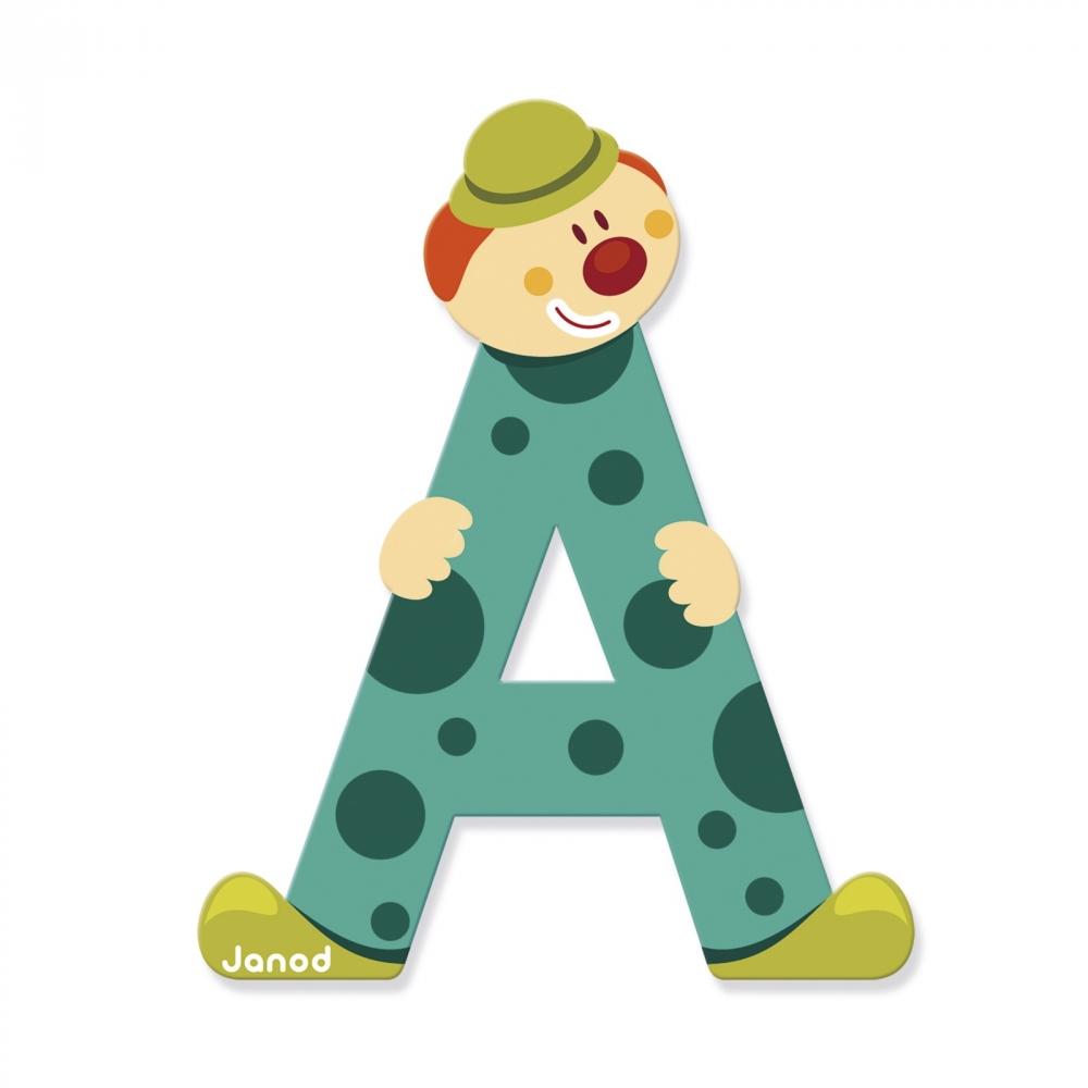 Janod Wooden Clown Letter