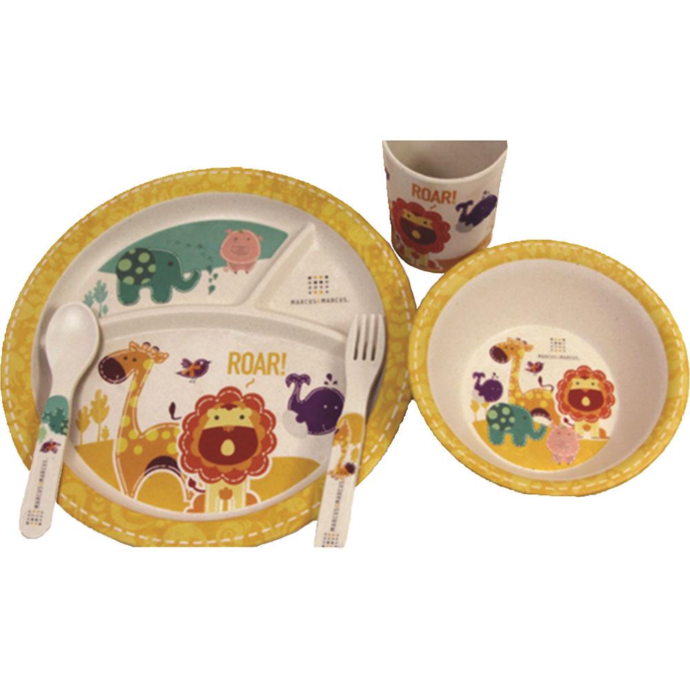 Marcus & Marcus 5-Piece Bamboo Fiber Dining Set