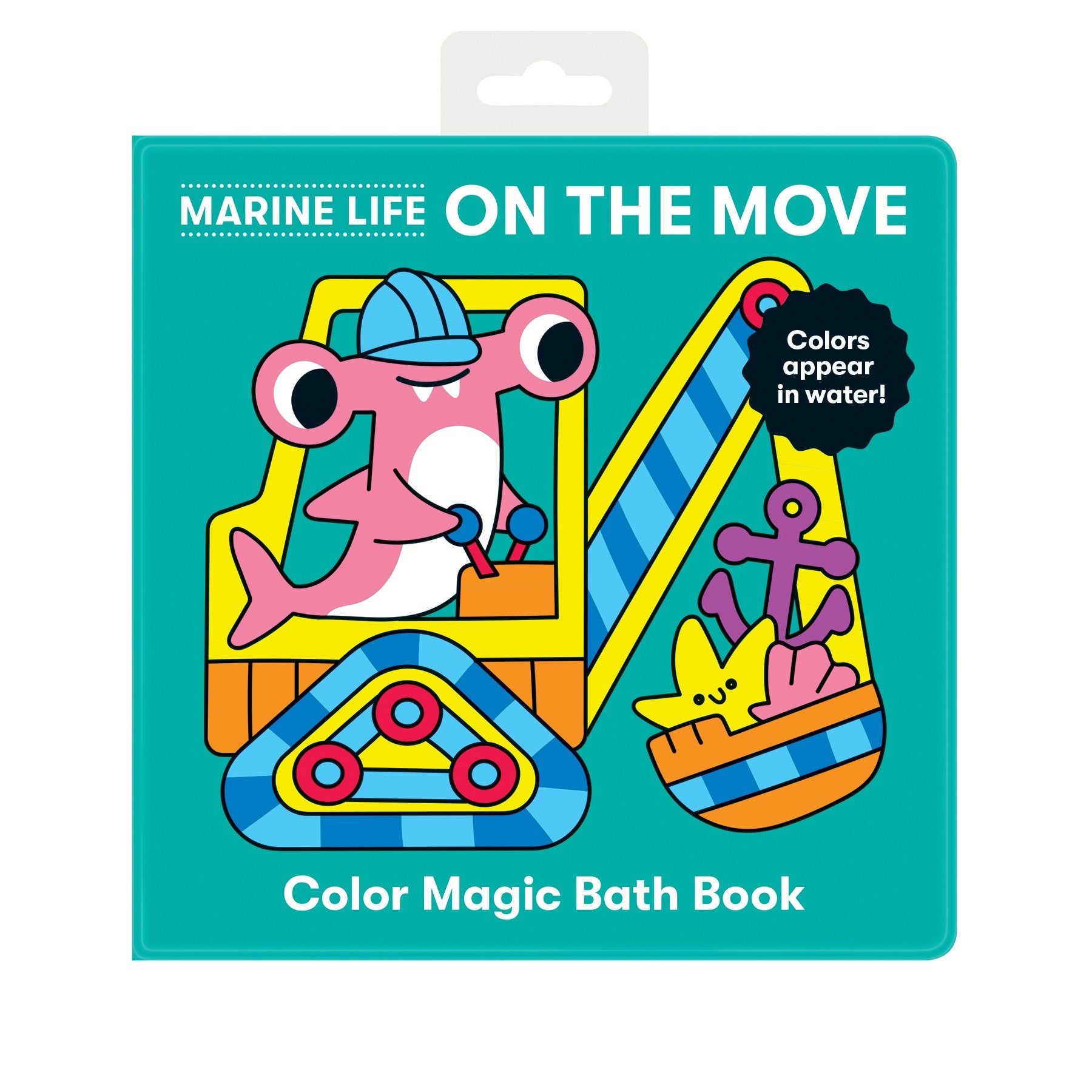 Mudpuppy Marine Life On the Move Color Magic Bath Book