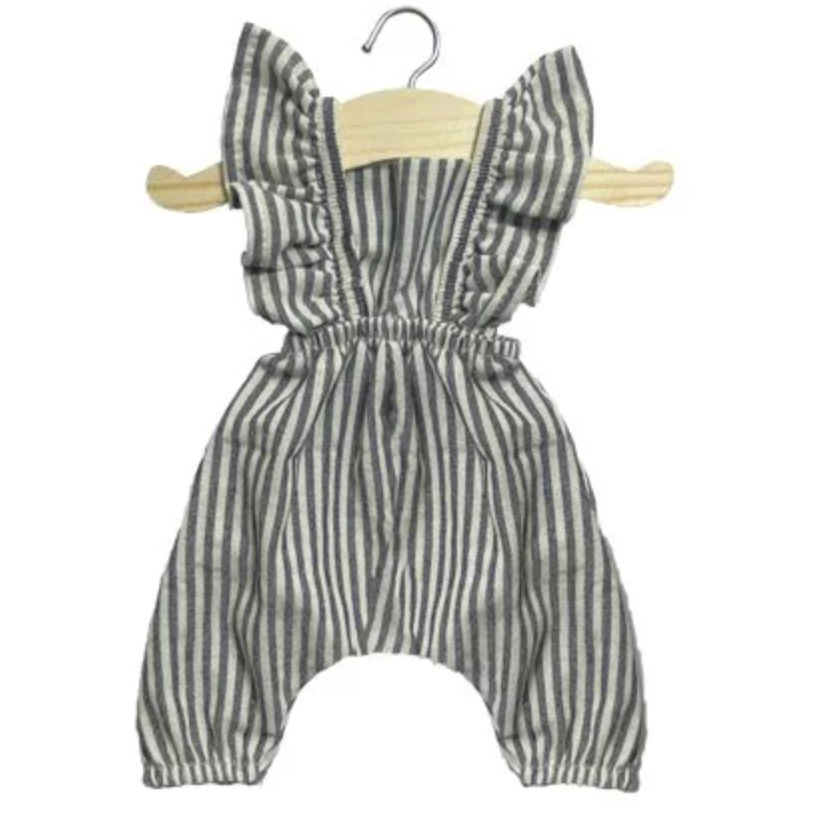 Minikane “Maya” Cotton Stripe Jumpsuit