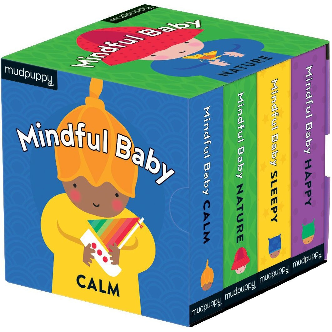 Mudpuppy Mindful Baby Board Book Set