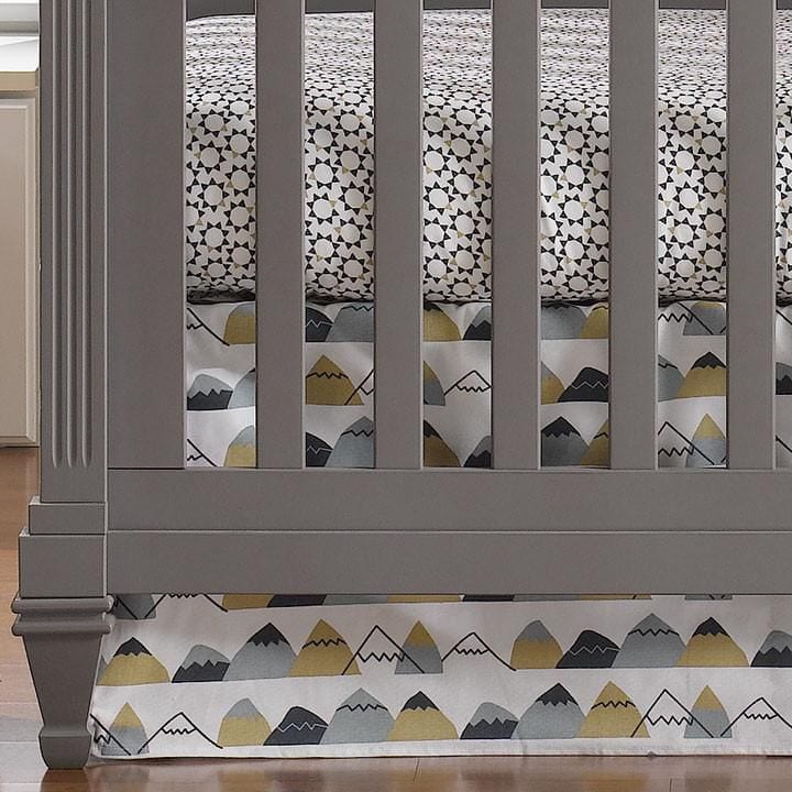 Liz and Roo Mountain High Crib Skirt 17" Drop