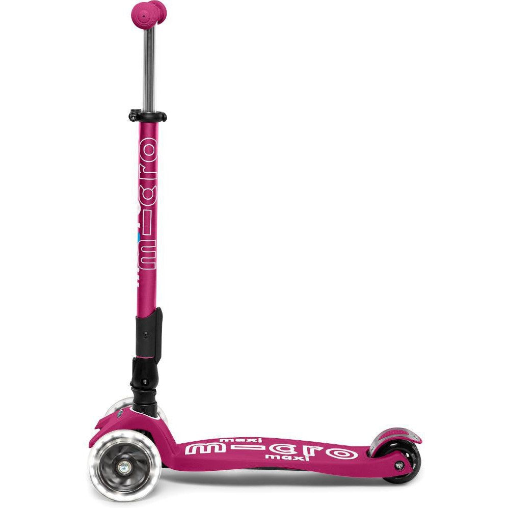 Micro Kickboard Maxi Deluxe Foldable LED Scooter