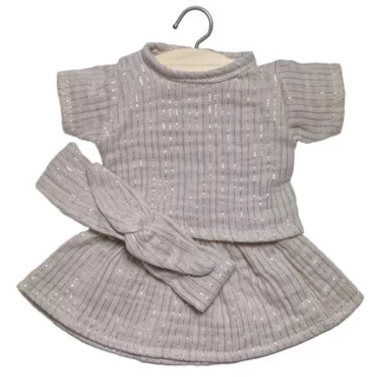 Minikane Cotton Ensemble "Rejane" in Taupe